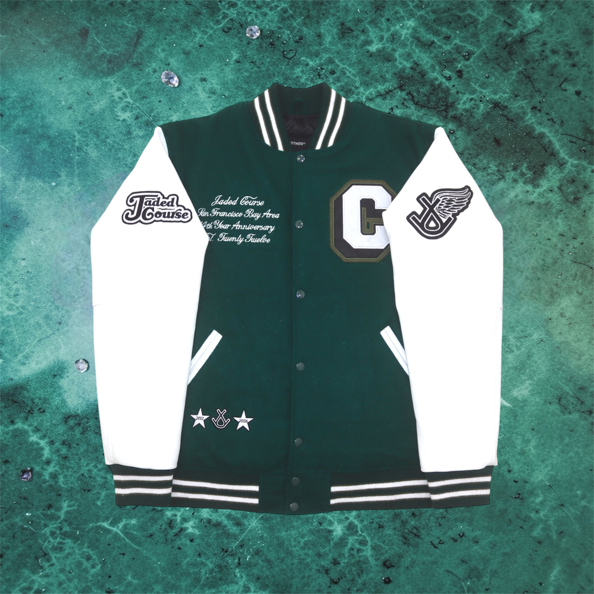 4 Year Anniversary Varsity Jacket /Mサイズ Jaded Course 14th Year Anniversary Varsity Jacket