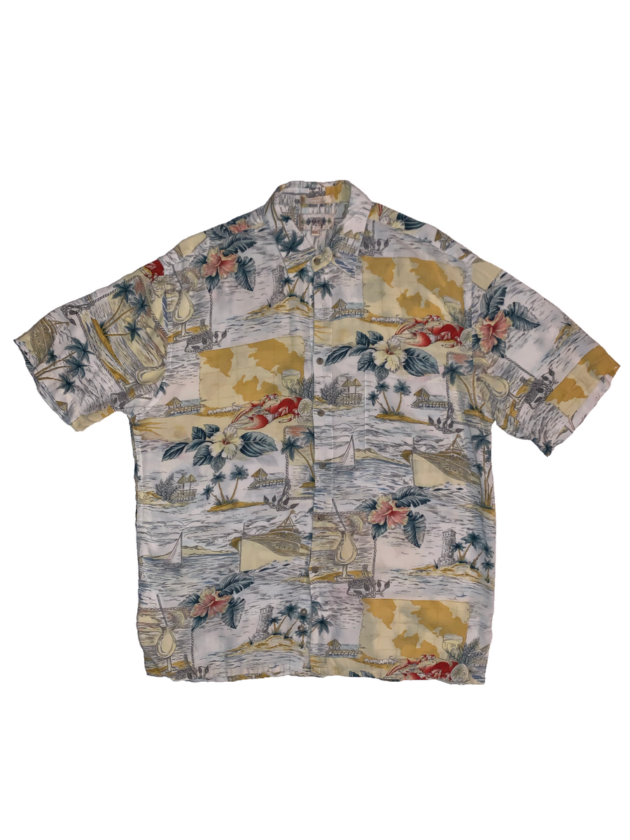 CAMPIA MODA VINTAGE HAWAIIAN BUTTON UP SHIRT – Jaded Course