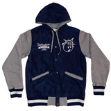 THE HUNDREDS HOODED VARSITY JACKET