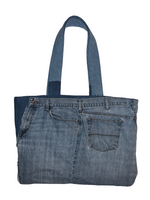 JADED COURSE DENIM TOTE BAG XL