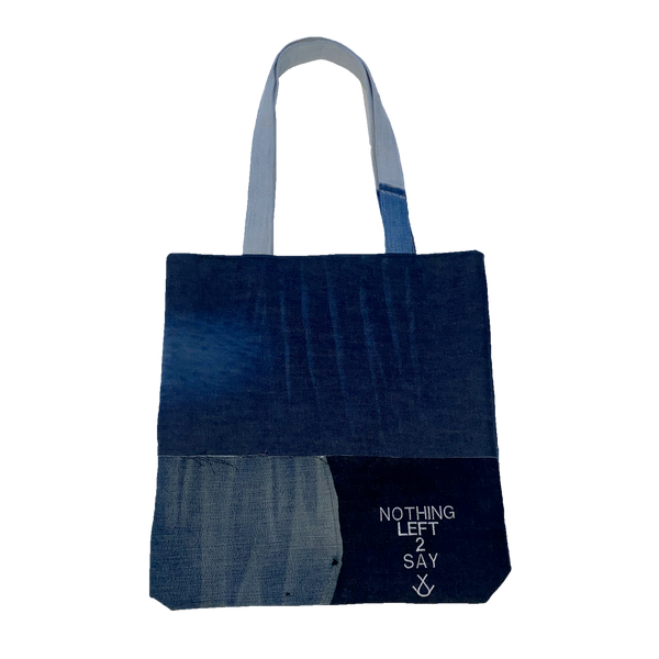 JADED COURSE DENIM TOTE BAG